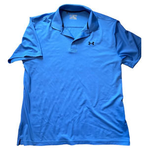 Under Armour-Men's Heatgear- Polo - Blue size XXL